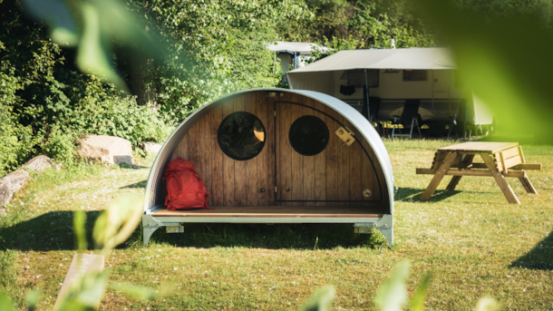 Schlafen Sie gut – und stilvoll: Unterkünfte für Anspruchsvolle auf Nivå Camping
