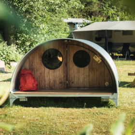 Sweet dreams - and in style: Shelters for the discerning at Nivå Camping