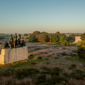 Rudolph Tegner's Museum & Statue Park - Marble and bronze in heather-covered hills