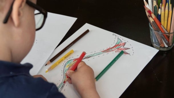  Zeichne ein Haus - In der Kinderabteilung im Louisiana Museum of Modern Art