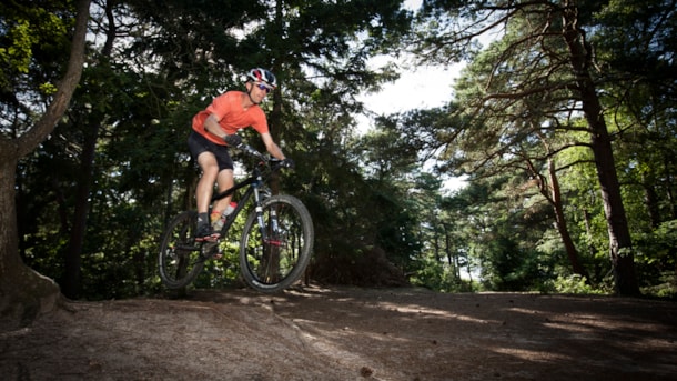 Mountain bike in Store Dyrhave Forest