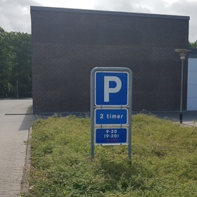 Limited parking in Billund (Billund Centret))