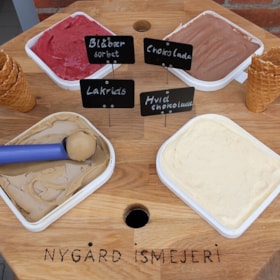 Nygård Ice cream and farm shop not far from Billund 