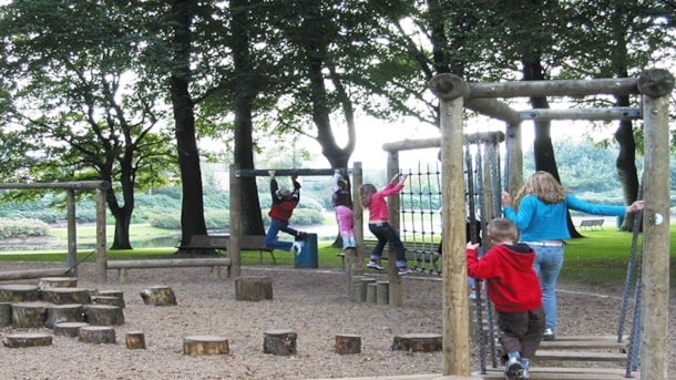 Playground in the Rhododendron Park