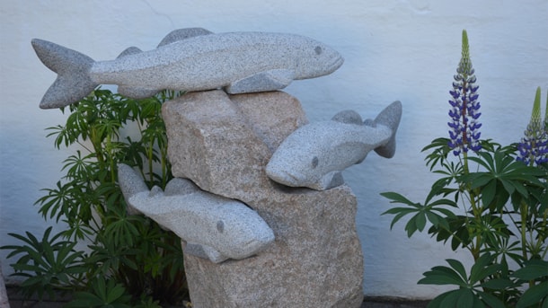 Stone sculptor Palle Mørk