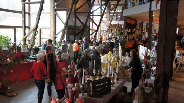 Weihnachtsmarkt auf Stenvad Mosebrugscenter