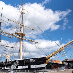 Fregatten Jylland - et af verdens længste træskibe