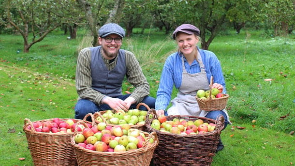 Æblehygge i efterårsferie på Gammel Estrup
