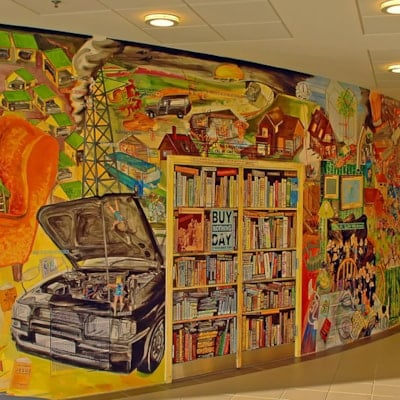 Esbjerg Evangeliet - stort vægmaleri