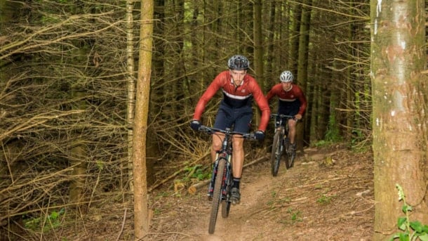 Mountainbike Strecke - Hannerup Wald