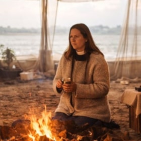 Friluftssandagt ved bålet