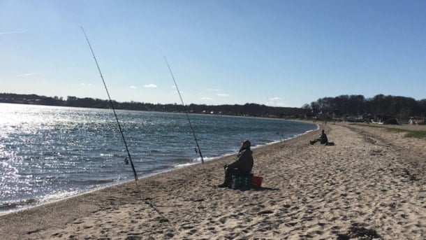 Fishing in Hejsager Beach