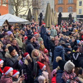Waking up Santa in Haderslev