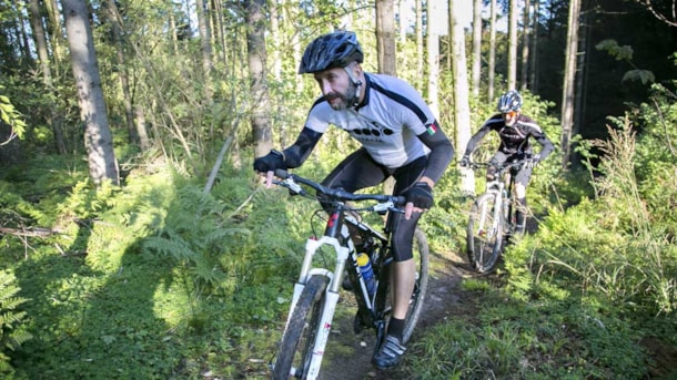 Mountainbike-Strecke in Tversted Klitplantage