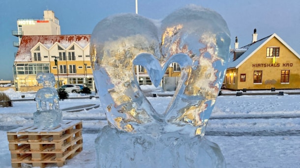 Ice sculpture festival in Hirtshals