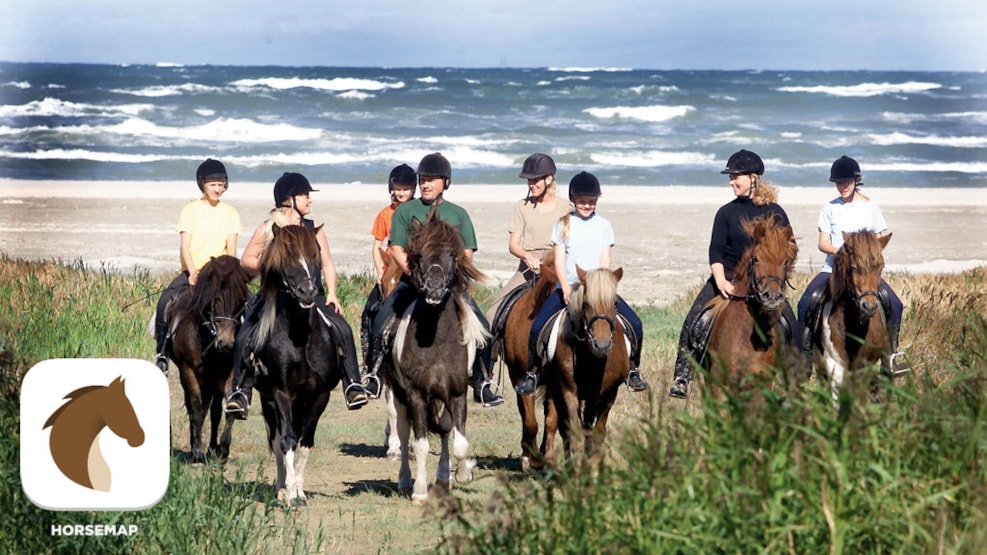 HorseMap - Riding trails in the Top of Denmark