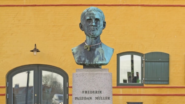 Bust representing Frederik Paludan-Müller