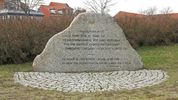 Monument by the "Nordre Havnekaj"