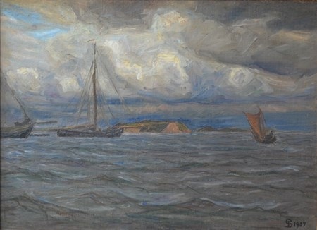 Fritz Syberg: Anchor beams in Korshavn