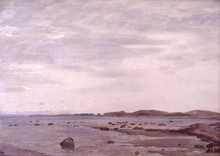 Theodor Philipsen: Landscape. The north coast of Funen
