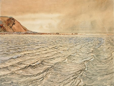 Fritz Syberg: Upset Sea at Funen’s Head