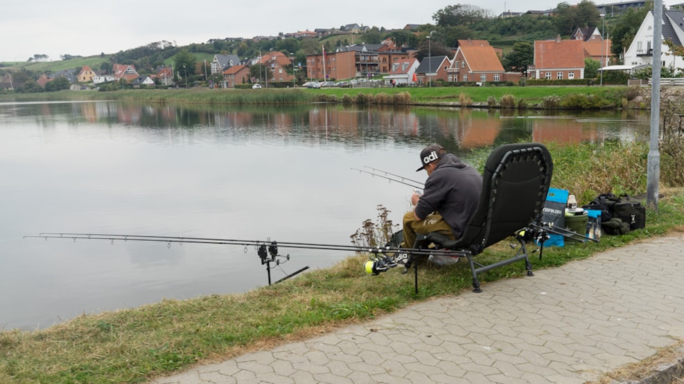 Fishing in Lemvig Lake