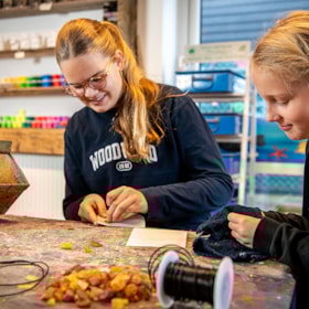 Amber workshop at JyllandsAkvariet