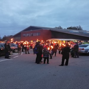 Torchlight procession and evening open in Vesterø