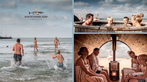 Sauna & vildmarksbad - North Shore Surf