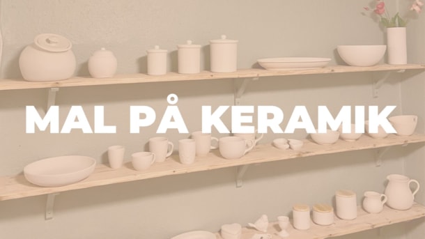 Keramik malen - Kreacafé Løkken