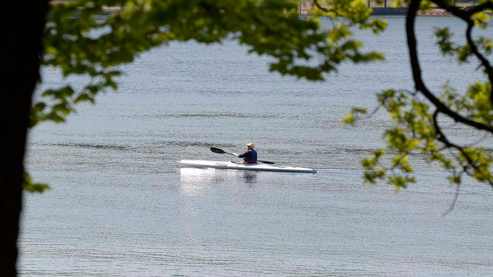 A guided seakayak tour at The Little Belt