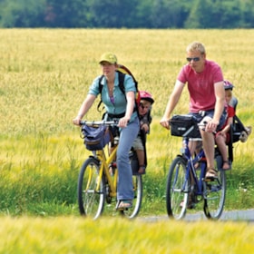 Cycling at the Limfjord region toward the West