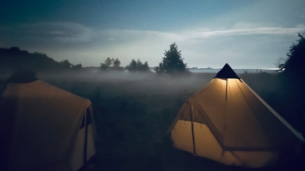 Stejlepladsen ved Stege Bugt naturlejrplads