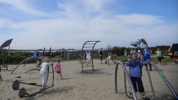 Fitness playground at Bogense Marina