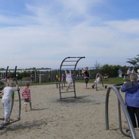 Fitness playground at Bogense Marina