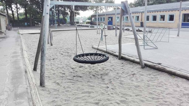 Playground at Slettens Skole Afdeling Otterup