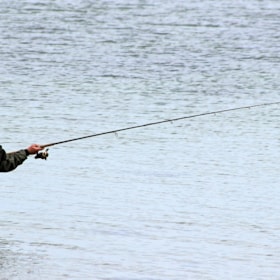 Fishing at Flyvesandet - Agernæs – Egebjerggård