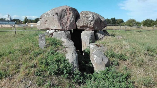 The passage grave in Skamby