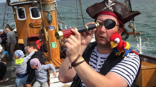 Pirate trip on board MS Castor
