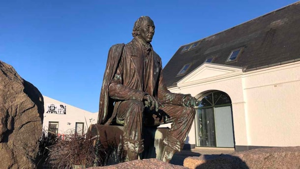 Hans Christian Andersen am Bogense Hafen