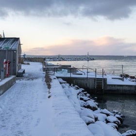 Winter solstice party at Bogense Sea Bath