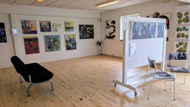 Galerie Sejlerkajen an der Bogense Marina