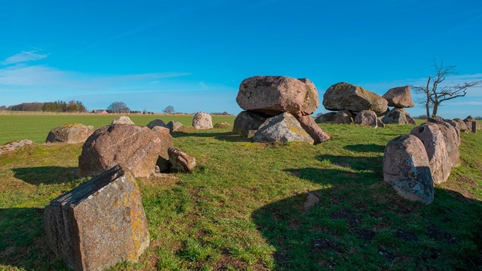 The long barrows at Lindeskov (3,1 km)