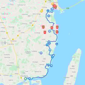 Cykelrute 8 - Østersøruten: Nyborg-Svendborg
