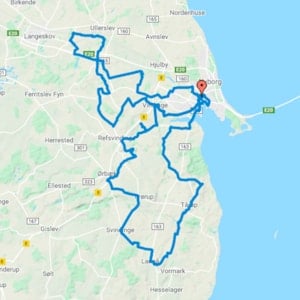 Mit fahrrad zur Mühlen (51 km)