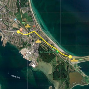 Tour de France 2022 - opløbsstrækningen Nyborg (2,7 km)