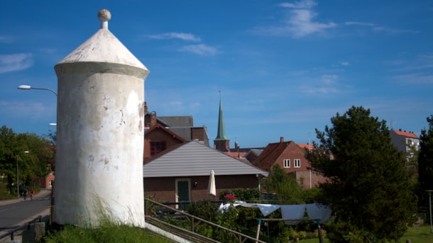 Halt Nocken und "Die weisse Jungfrau" in Nyborg