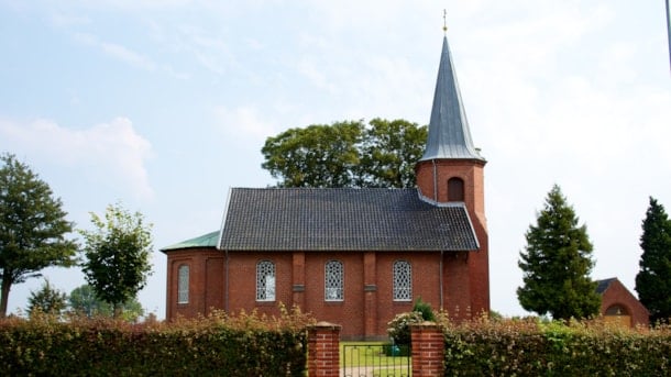 Hjulby Kirke, Kirche