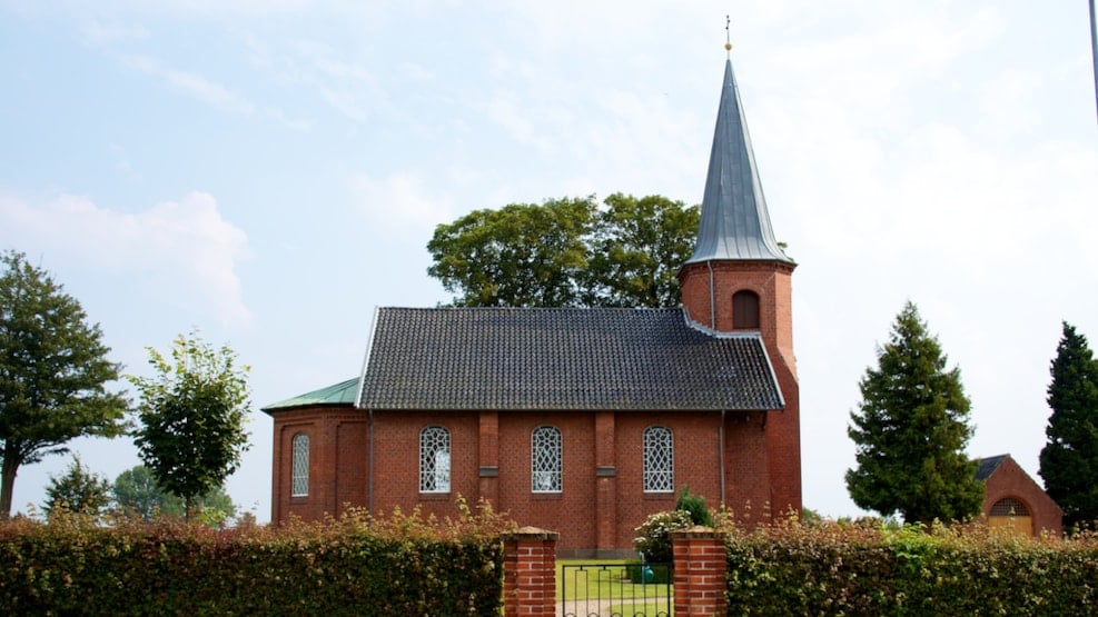 Hjulby Kirke, church