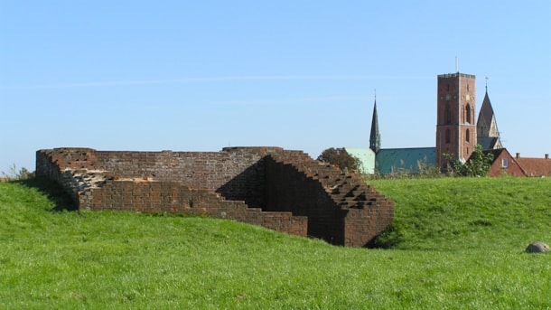 Riberhus Slotsruin - tidligere kongeslot i Ribe